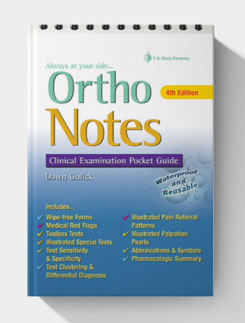 Ortho Notes: Clinical Examination Pocket Guide (Davis's Notes) 4thEdition
