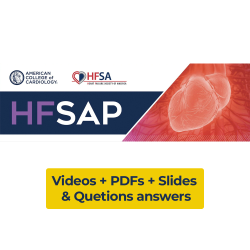 HFSAP - Heart Failure Self-Assessment Program 2025 (Videos + Audios + PDF + Assessment Questions)