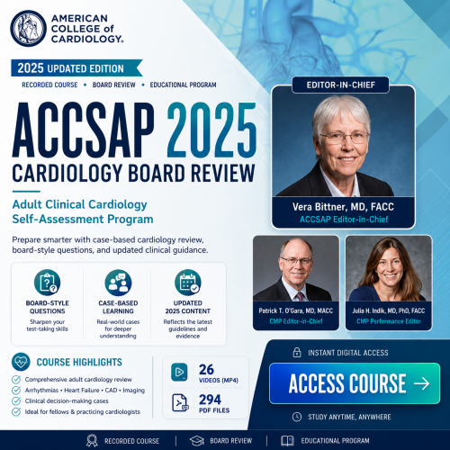 ACCSAP 2025 - Adult Clinical Cardiology Self-Assessment Program