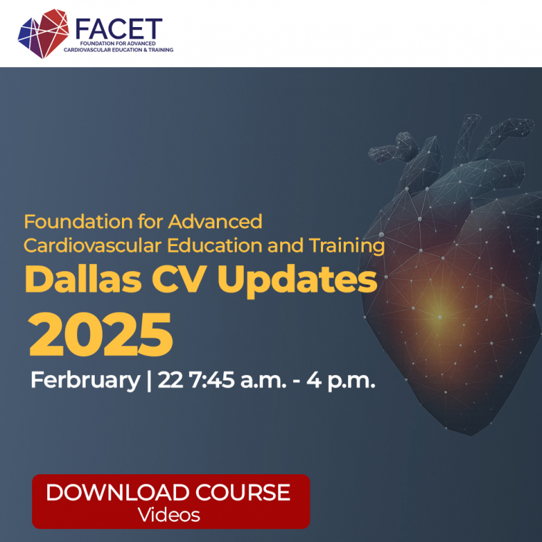 Foundation for Advanced Cardiovascular Education and Training Dallas CV ...