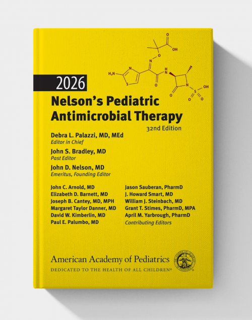 2026 Nelson’s Pediatric Antimicrobial Therapy  (32th edition)