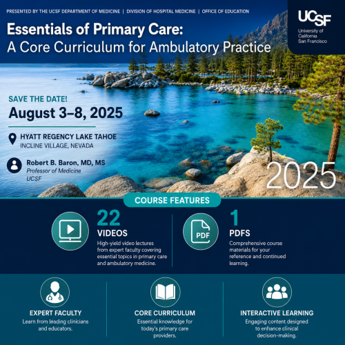 Primary Care Essentials: Core Curriculum for Ambulatory Practice 2025