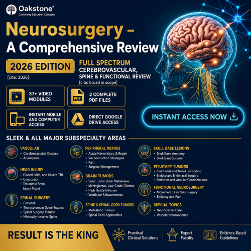 Neurosurgery – A Comprehensive Review 2026 (Videos + PDFs)