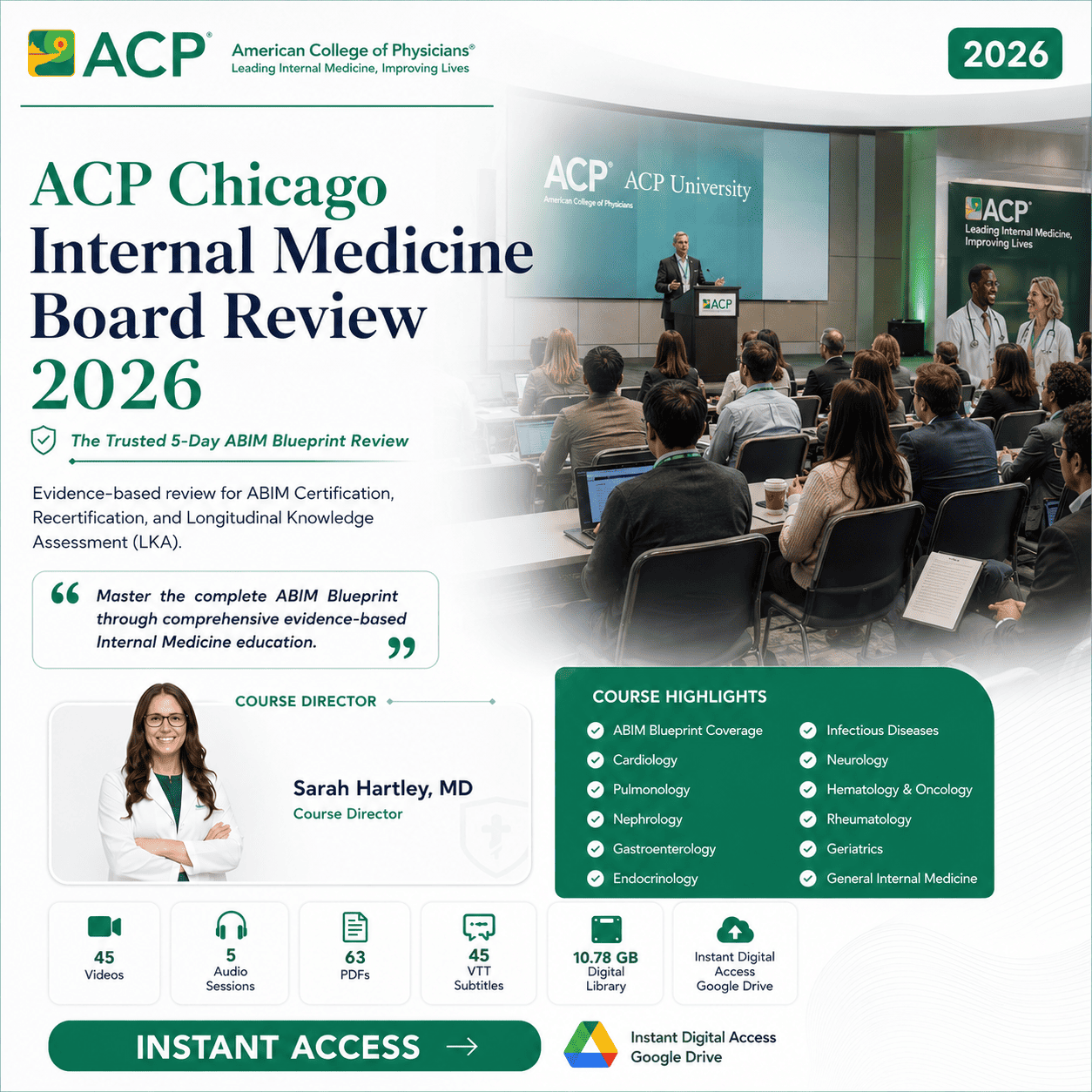 ACP Chicago Internal Medicine Board Review 2026