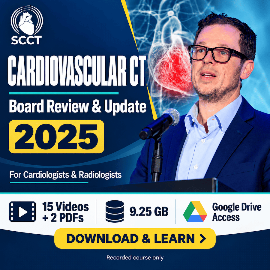SCCT 2025 Board Review and Update of Cardiovascular CT Course