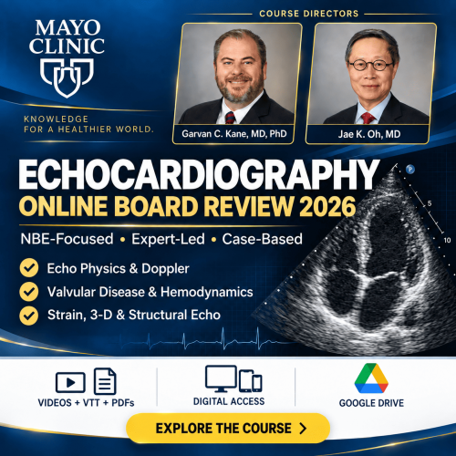 Mayo Clinic Echocardiography Board Review Course 2026